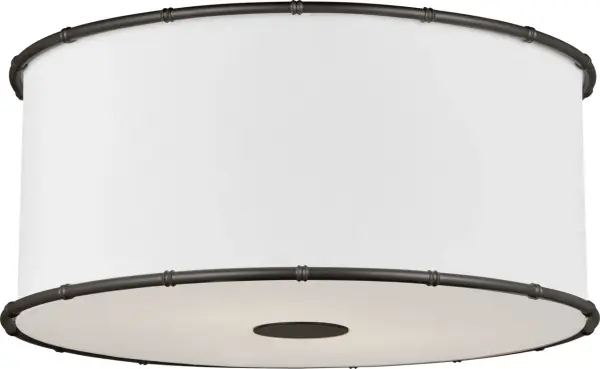 Aldric Medium Flush Mount in Aged Iron - Image 3