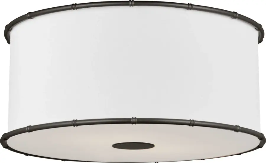 Aldric Medium Flush Mount in Aged Iron - Image 3