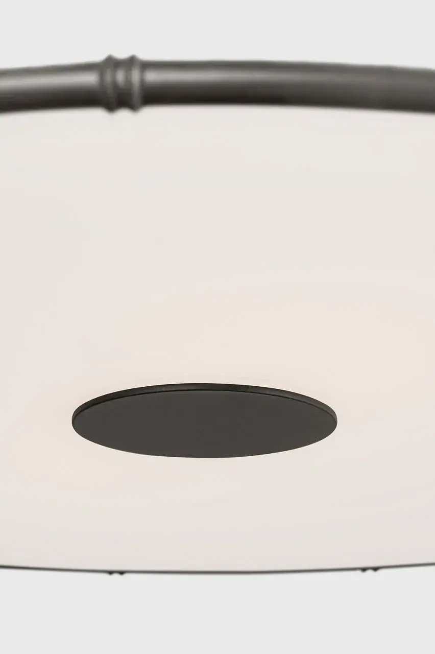 Aldric Medium Flush Mount in Aged Iron - Image 5