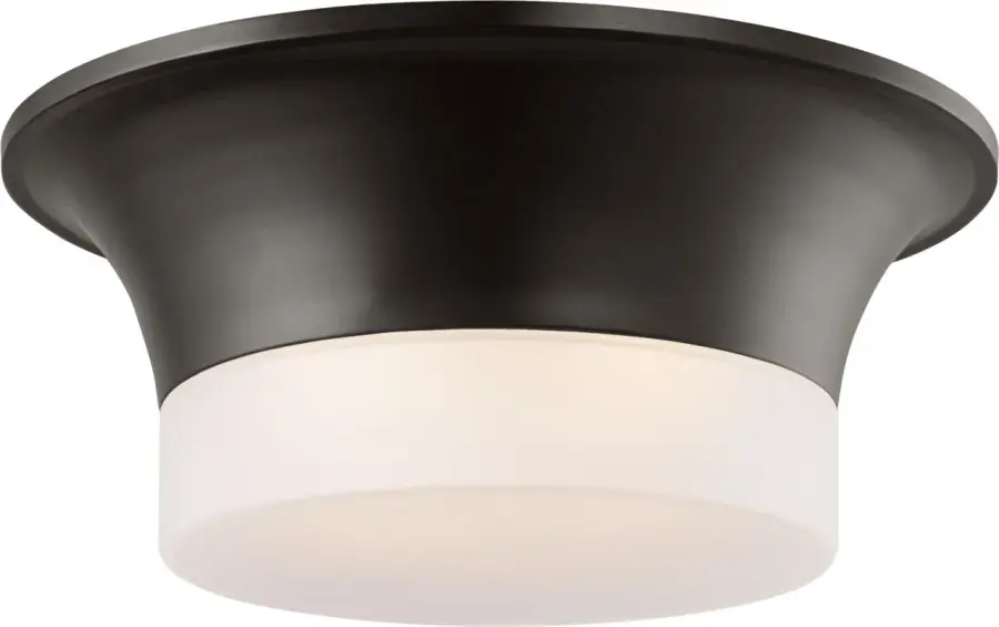 Sina Medium Flush Mount in Aged Iron - Image 2