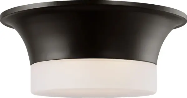 Sina Medium Flush Mount in Aged Iron - Image 3