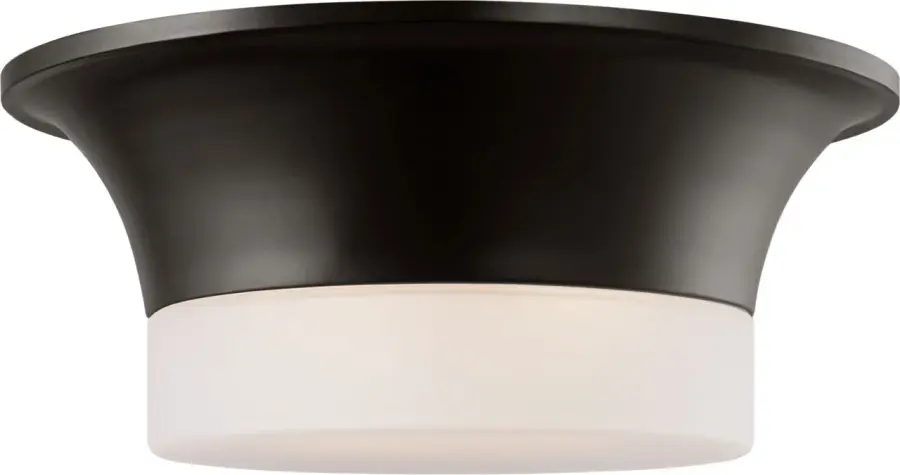 Sina Medium Flush Mount in Aged Iron - Image 3