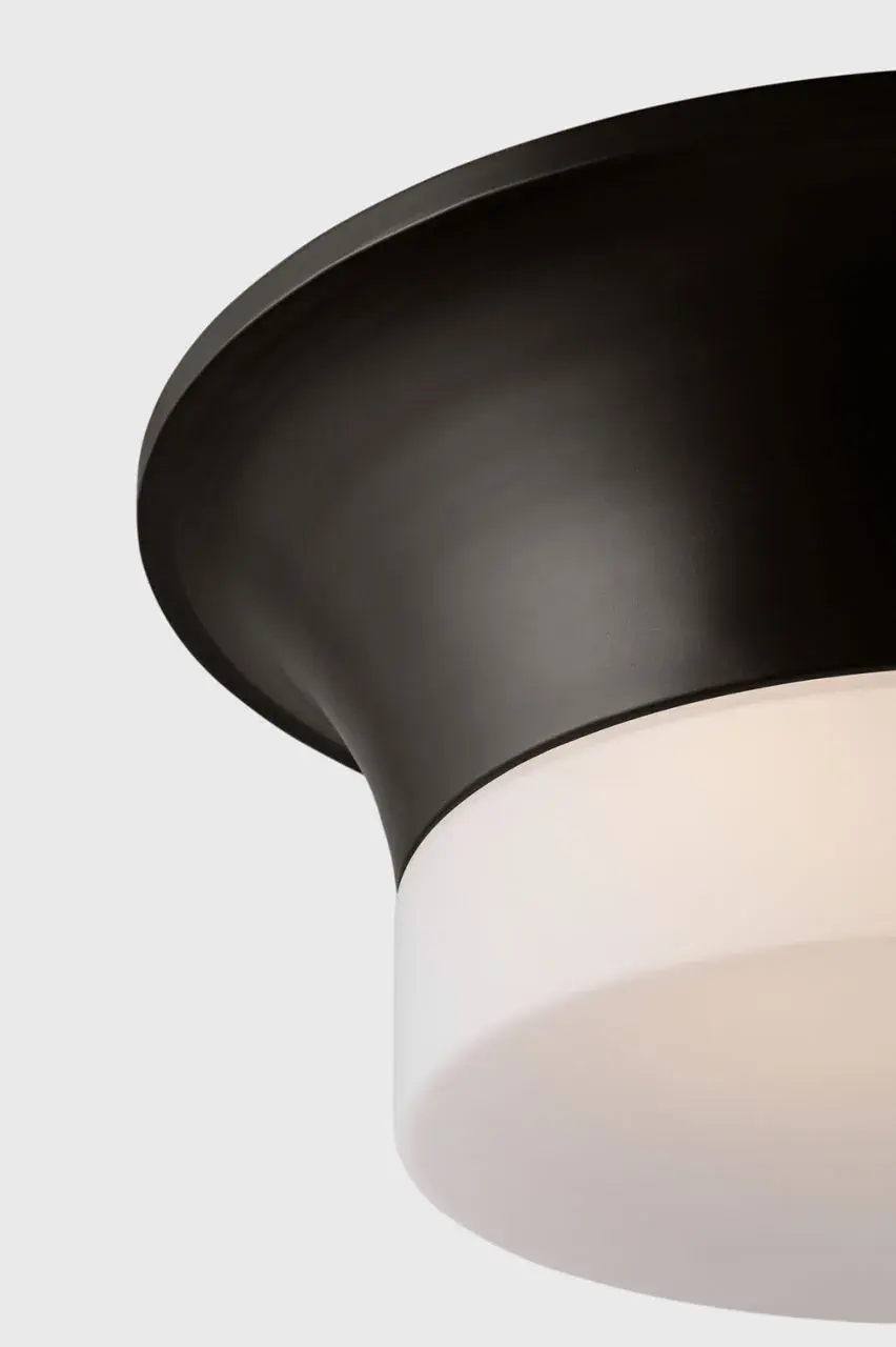 Sina Medium Flush Mount in Aged Iron - Image 4