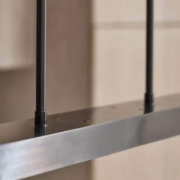 Sophisticated 48-inch linear chandelier with warm dimming technology - Image 11