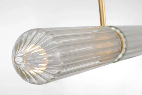 Langston LED Linear Chandelier in Plated Brass - Image 3