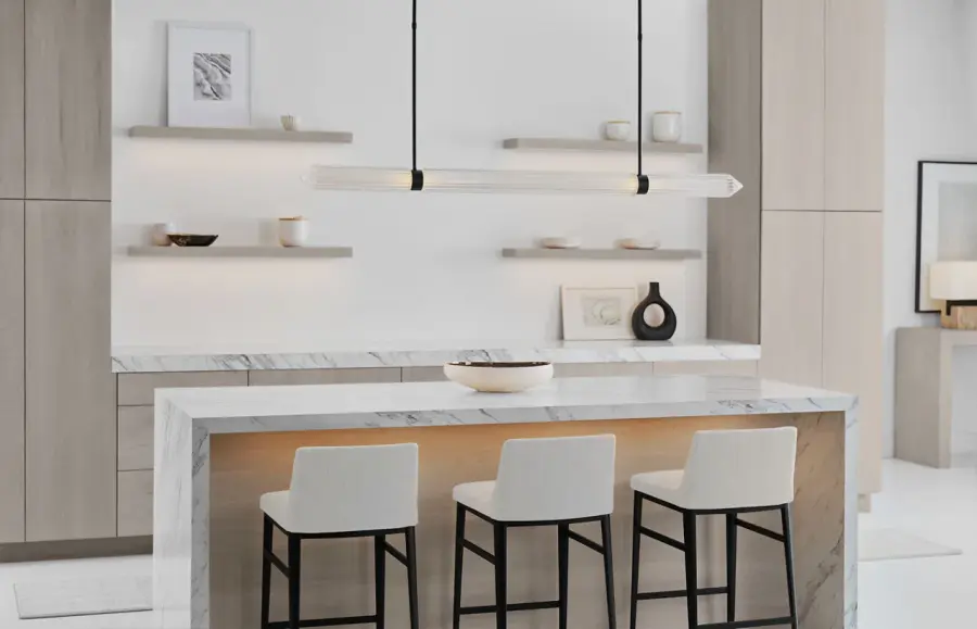 Langston LED Linear Chandelier in Plated Dark Bronze - Image 7