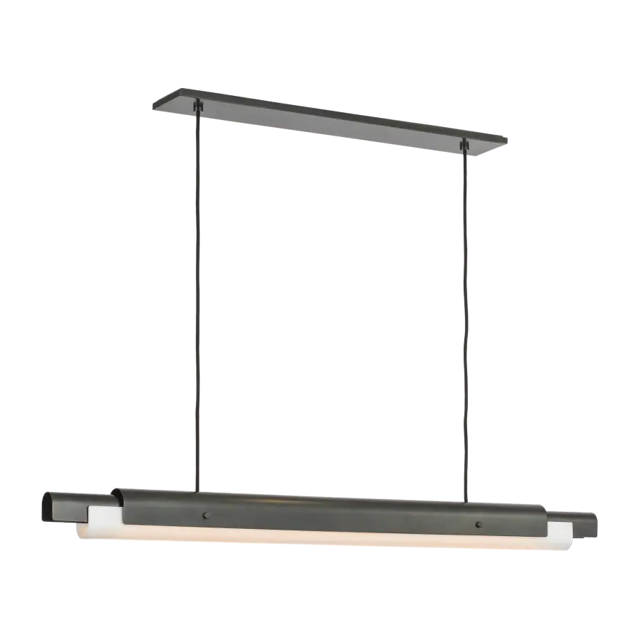 Ambrose 54" Linear Chandelier in Bronze - Image 1