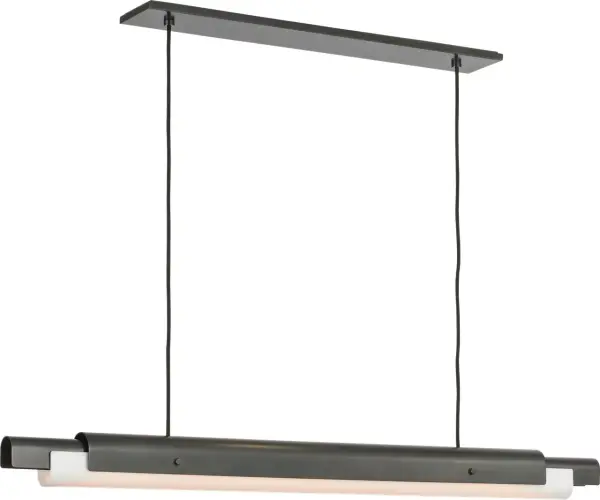 Ambrose 54" Linear Chandelier in Bronze - Image 3
