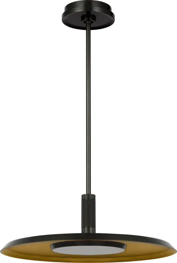 Saucer Large Pendant in Dark Bronze - Image 3