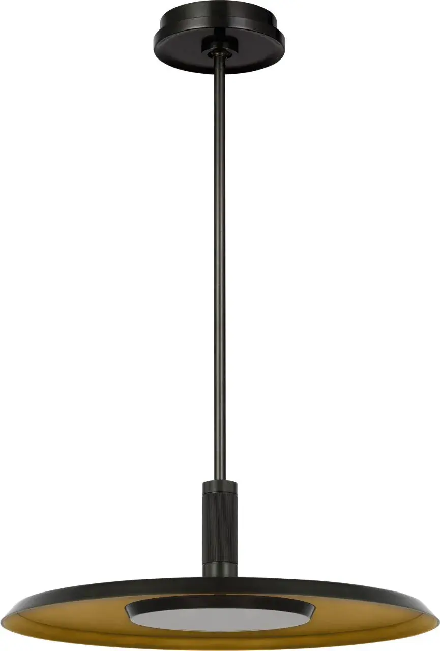 Saucer Large Pendant in Dark Bronze - Image 3