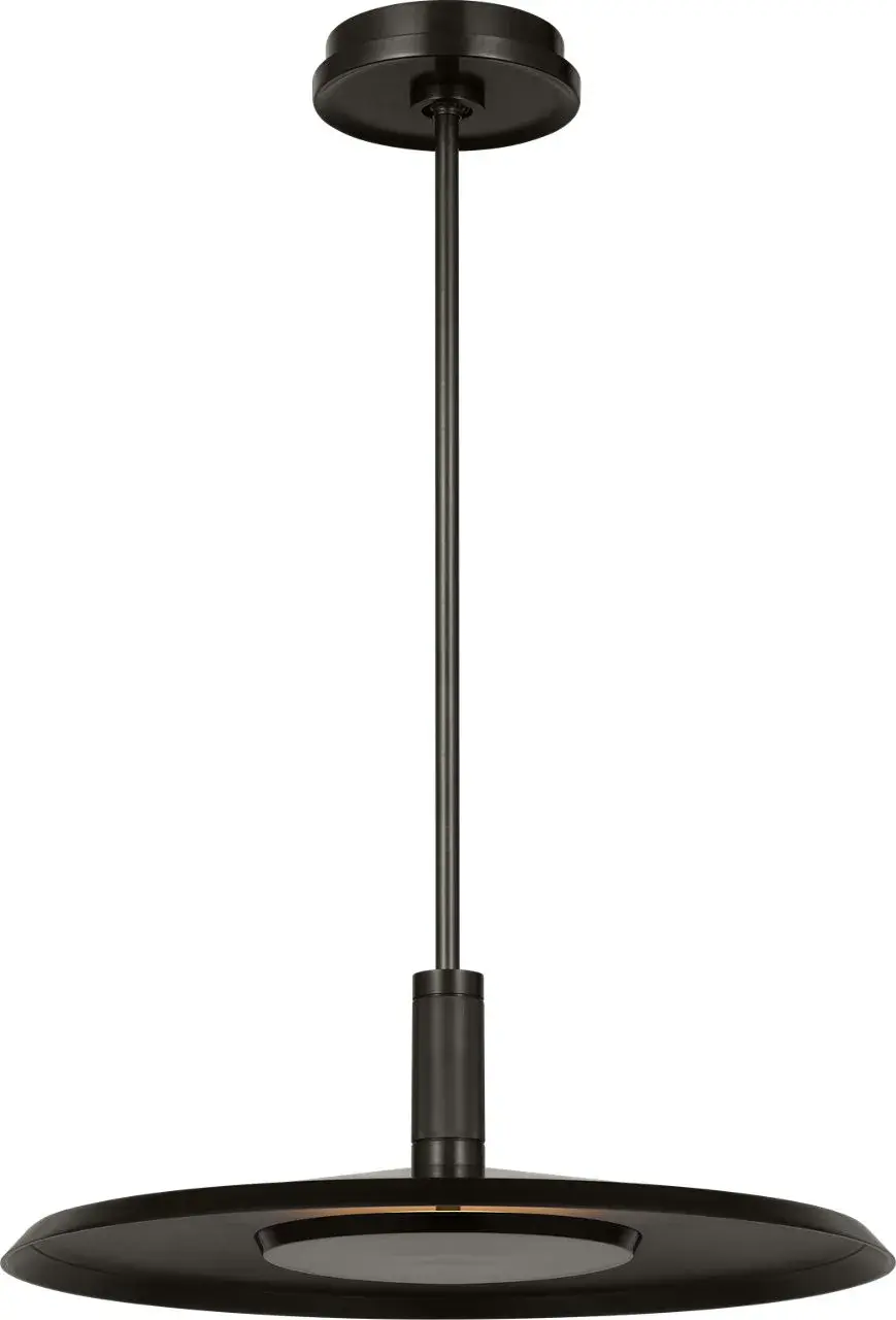 Saucer Large Pendant in Dark Bronze - Image 1