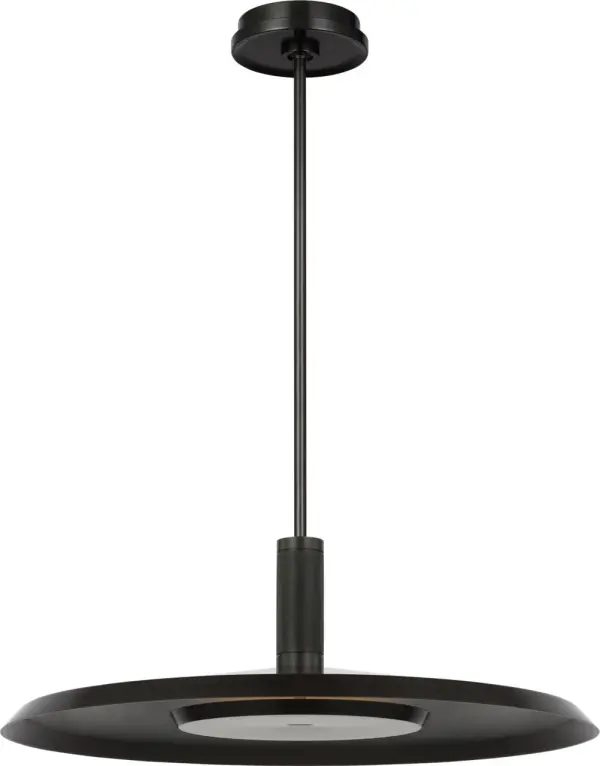 Saucer X-Large Pendant in Dark Bronze