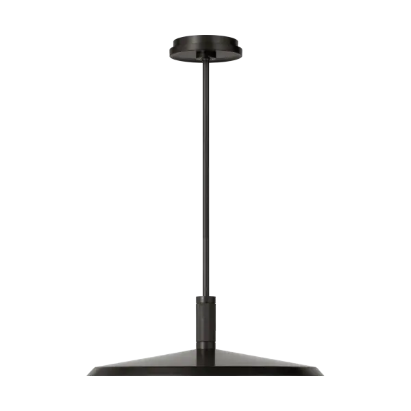 The Saucer Direct 18" Pendant combines contemporary design with advanced lighting technology. Featuring 2700K-1800K warm dimming and 90 CRI, it delivers restaurant-quality illumination with exceptional color rendering.