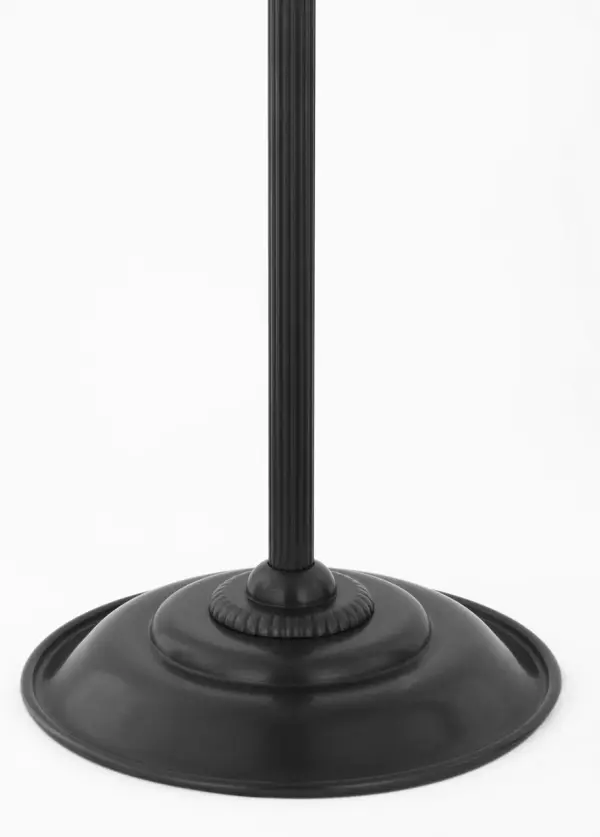 Soren 53" Floor Lamp in Bronze with Silk Pleated Shade - Image 4