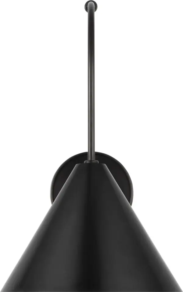 The Malia 14" wall light combines classic arched design with a sophisticated bronze finish. Its compact size and versatile style make it ideal for adding ambient lighting to bedrooms, hallways, and living spaces. - alternate view