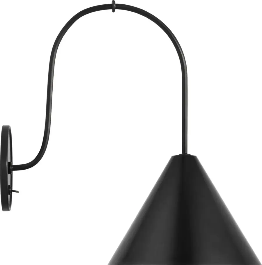 Malia 14" Arched Wall Light in Bronze - Image 3