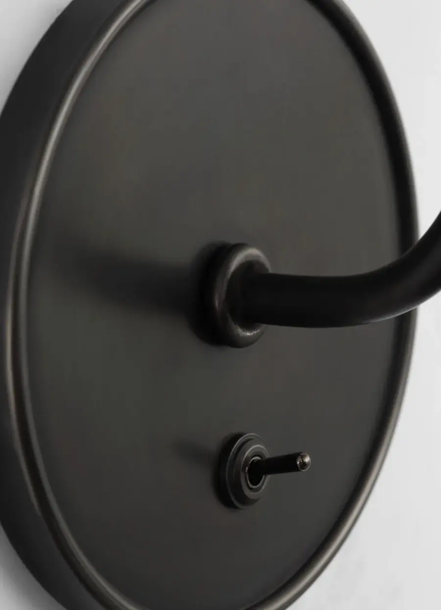 Malia 14" Arched Wall Light in Bronze - Image 5