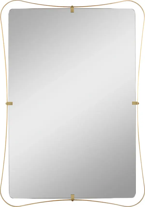 Barnes 27" Backlit Mirror in Hand-Rubbed Antique Brass - Image 4