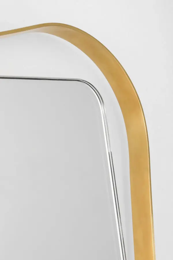 Barnes 27" Backlit Mirror in Hand-Rubbed Antique Brass - Image 7