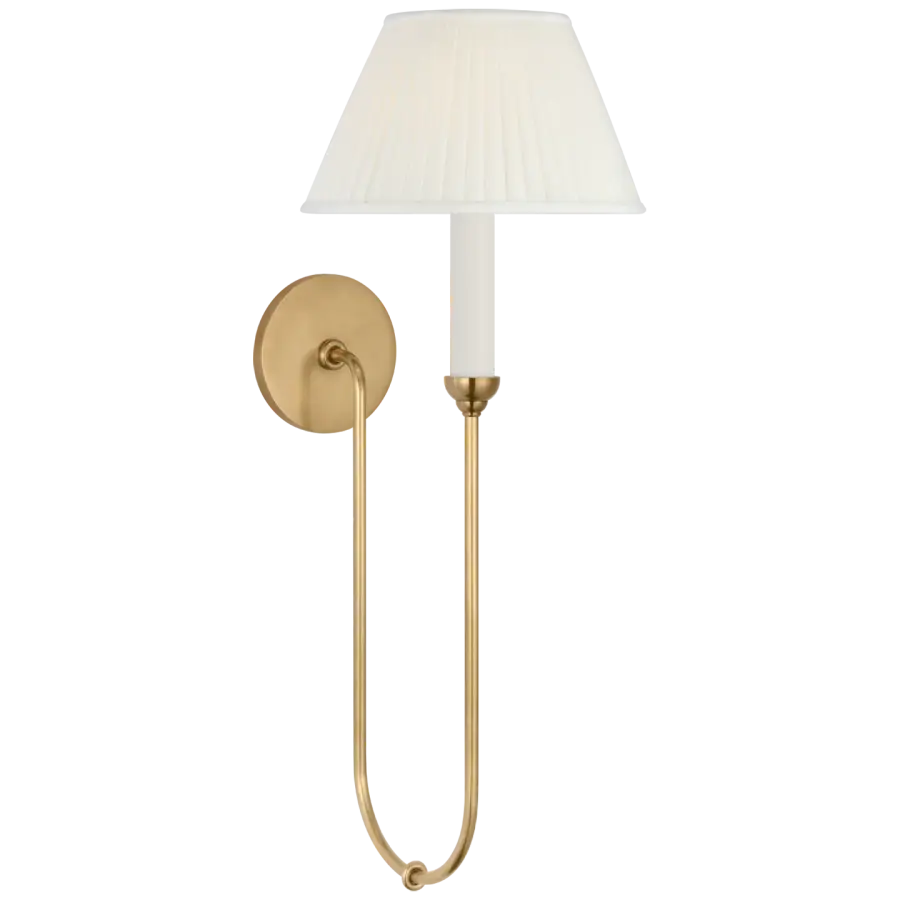 Ingela 24" Single Sconce in Hand-Rubbed Antique Brass - Image 1