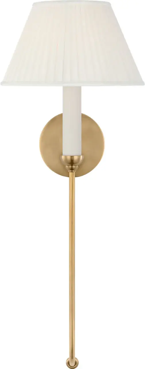 Ingela 24" Single Sconce in Hand-Rubbed Antique Brass - Image 2