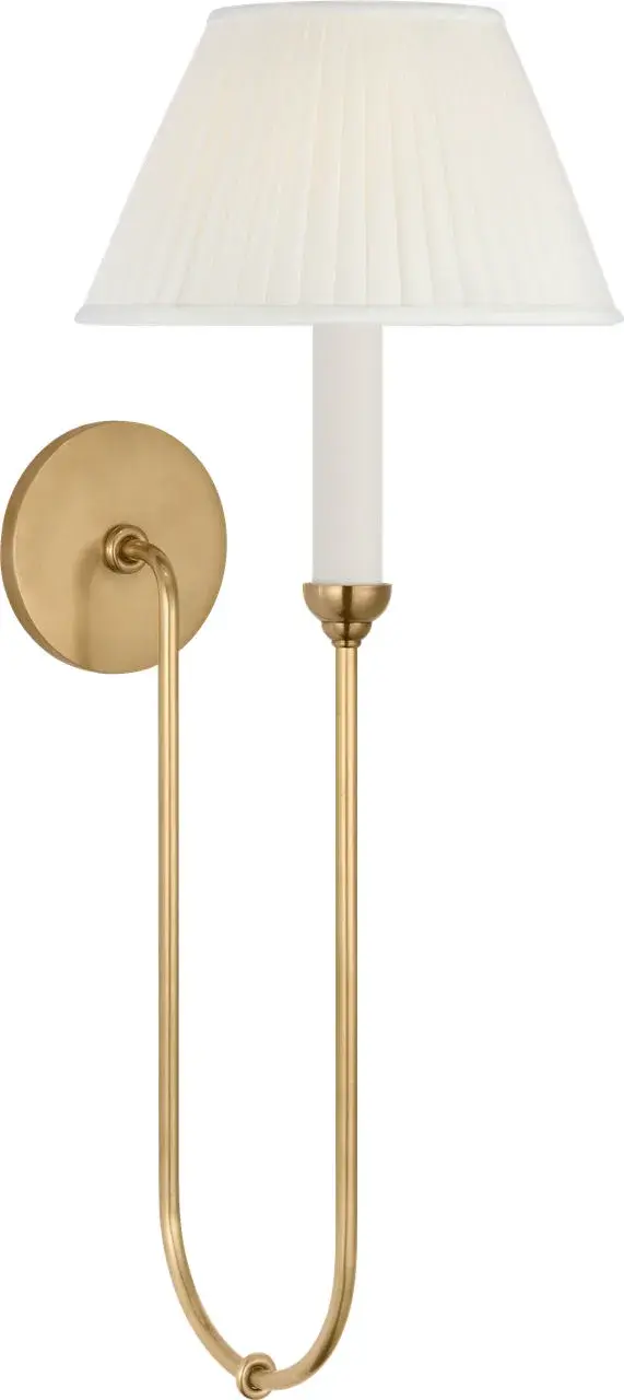 Ingela 24" Single Sconce in Hand-Rubbed Antique Brass - Image 3