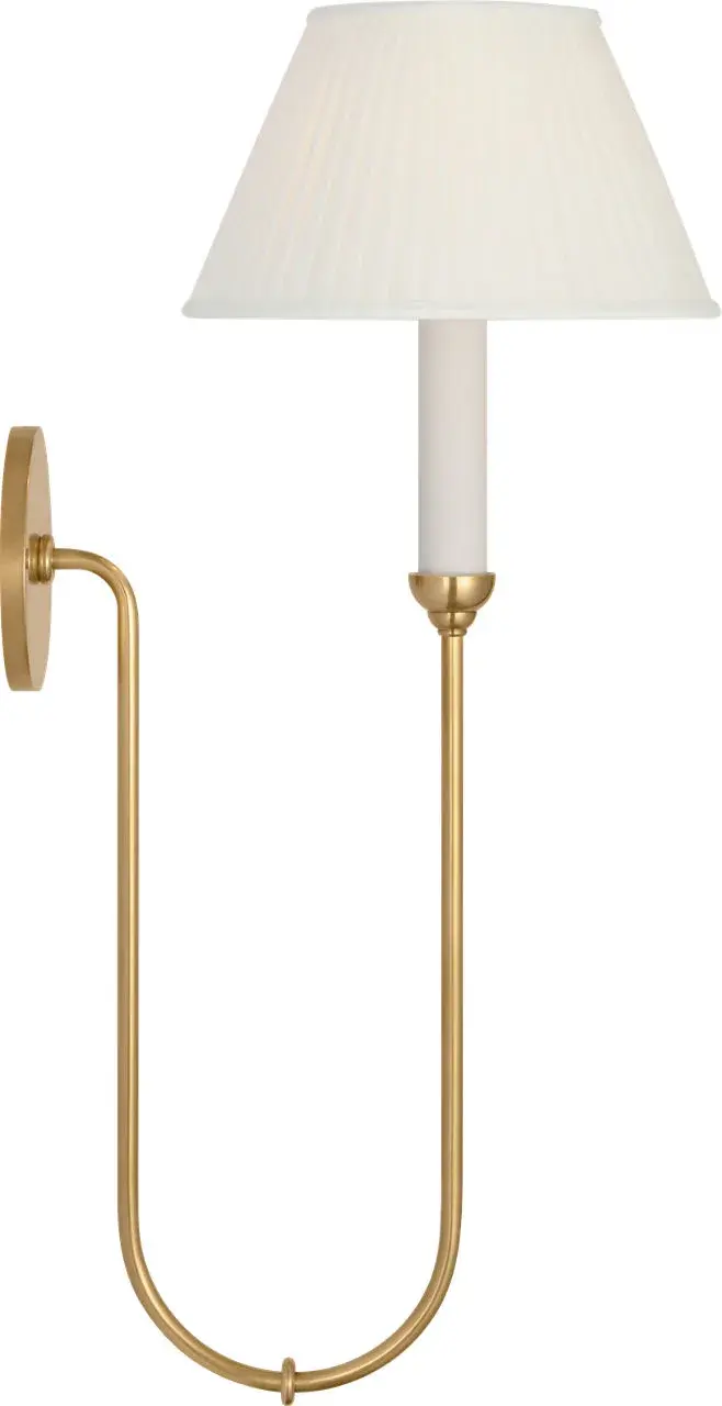 Ingela 24" Single Sconce in Hand-Rubbed Antique Brass - Image 4