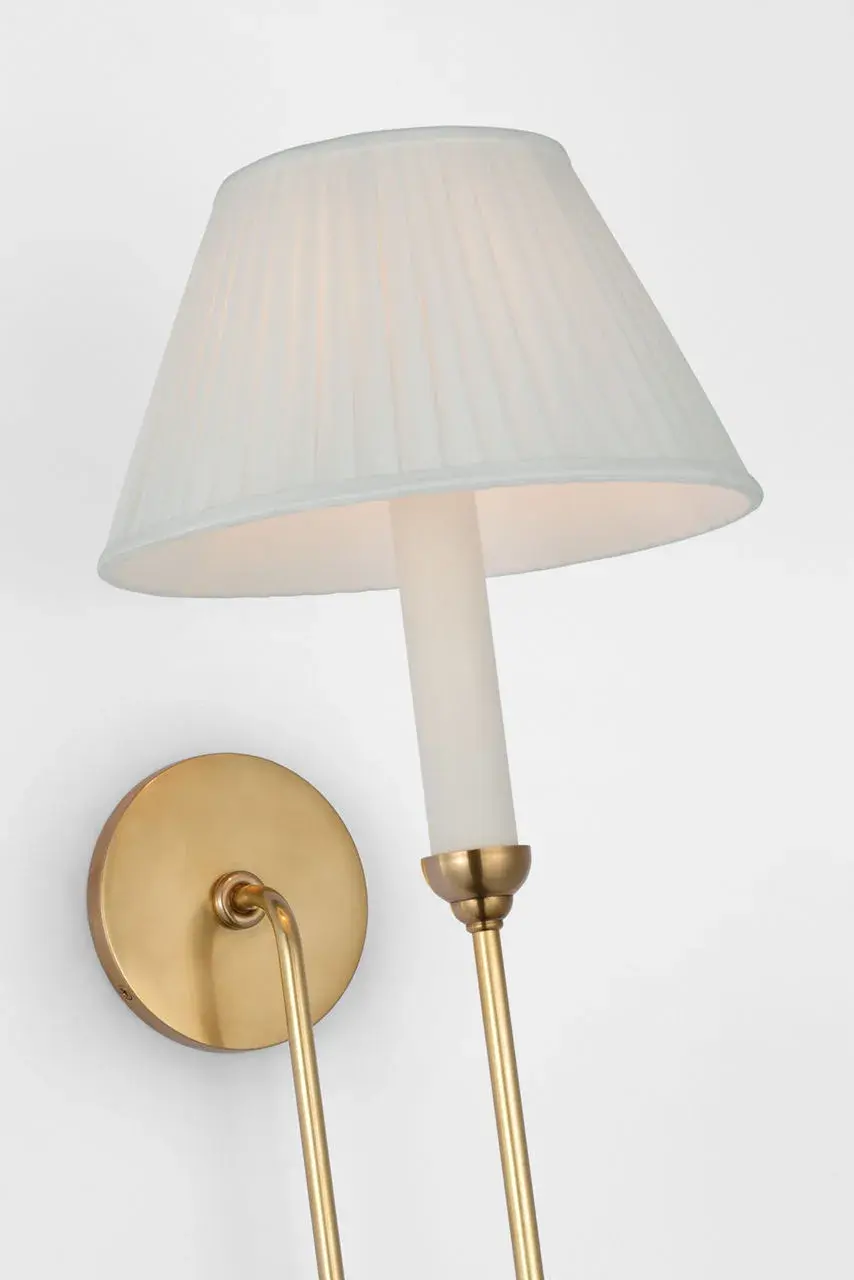 Ingela 24" Single Sconce in Hand-Rubbed Antique Brass - Image 6
