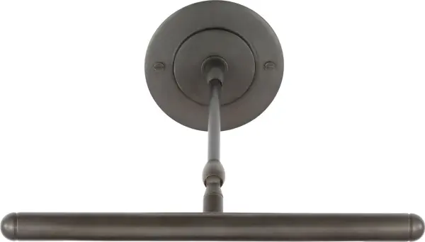 The Emery 12" Picture Light combines traditional styling with functional illumination, perfect for highlighting artwork, photographs, and wall décor. Its bronze finish adds warmth and sophistication to any space. - alternate view