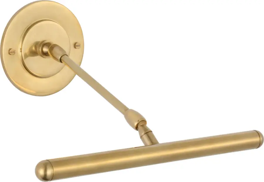 Emery 12" Picture Light in Hand-Rubbed Antique Brass - Image 1