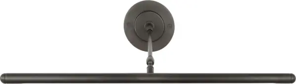 The Emery 24" Picture Light combines traditional styling with functional illumination, perfect for highlighting artwork, mirrors, or architectural details. Its bronze finish adds warmth and sophistication to any space. - alternate view