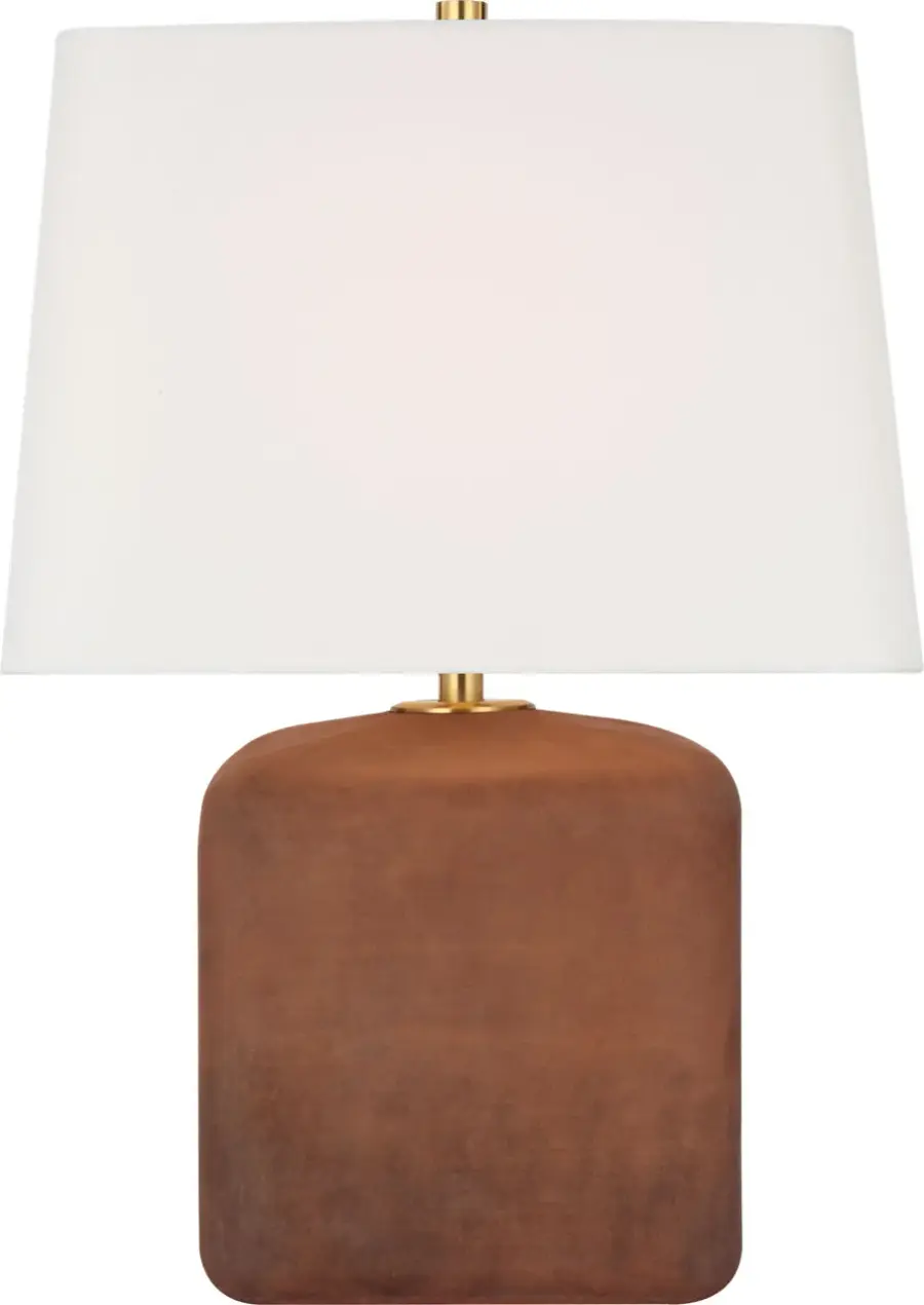 Artisan Terracotta Lamp Brings Warmth and Natural Texture to Any Space - Image 1