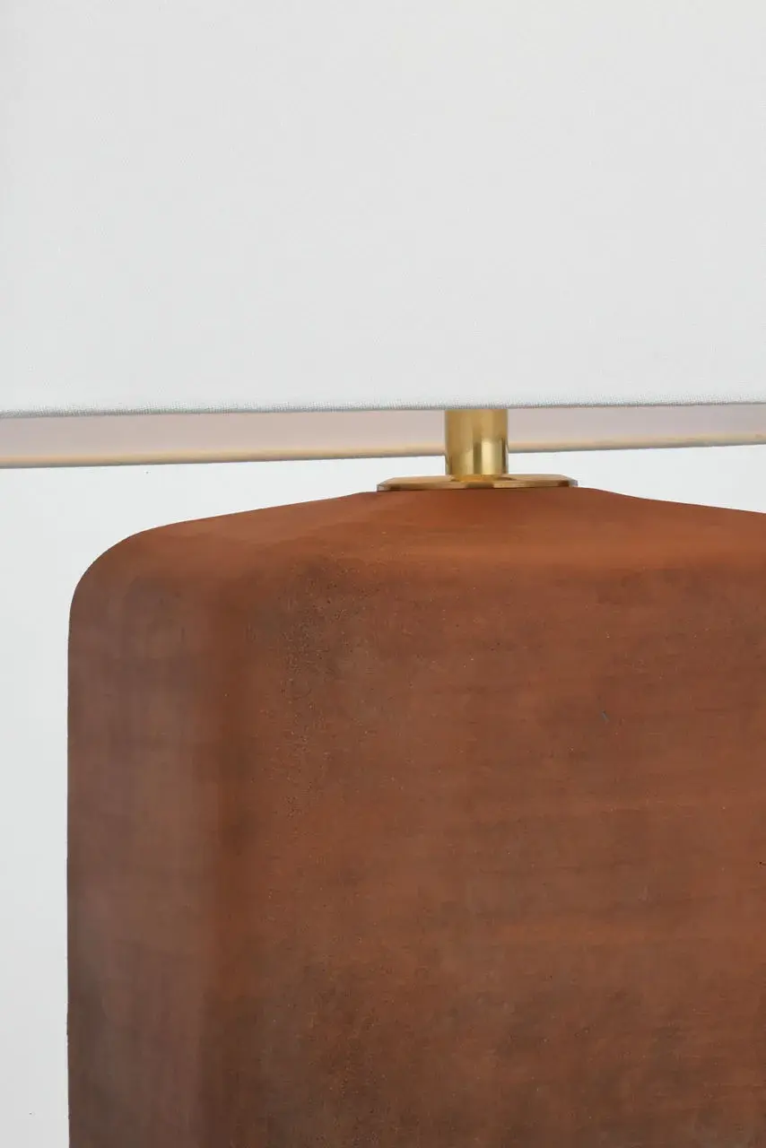 Artisan Terracotta Lamp Brings Warmth and Natural Texture to Any Space - Image 3