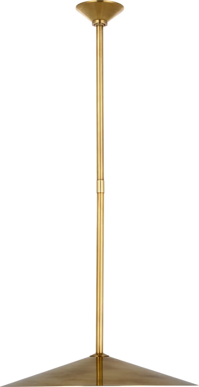 Ponce 18" Pendant in Hand-Rubbed Antique Brass