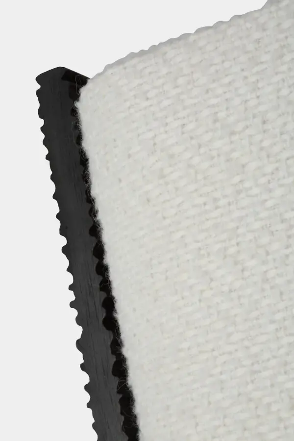 Fumar 55" Statement Floor Lamp in Ridged Carbon with Bouclé Shade - Image 9