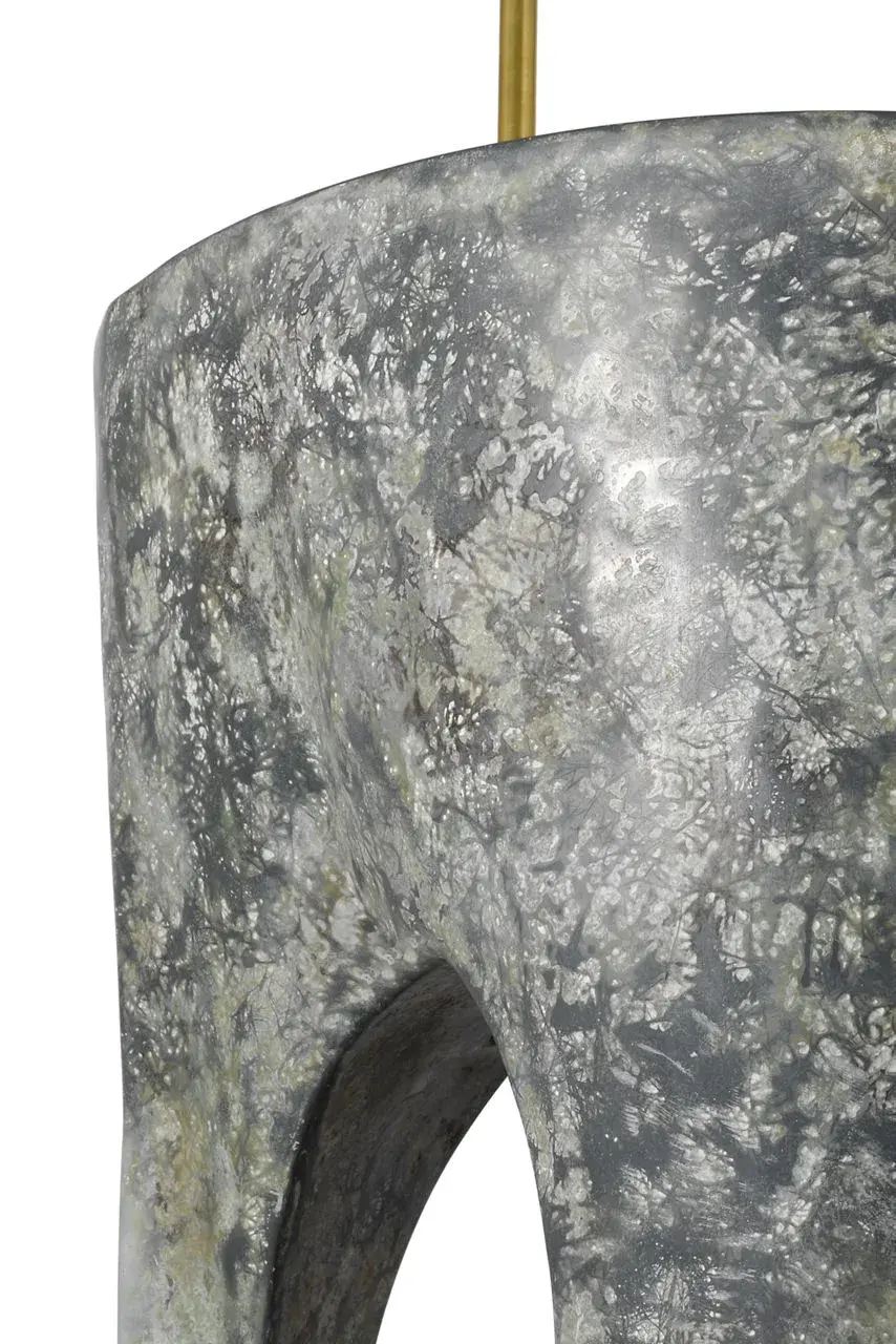 Lega 36" Sculpted Side Table Reading Floor Lamp - Image 12