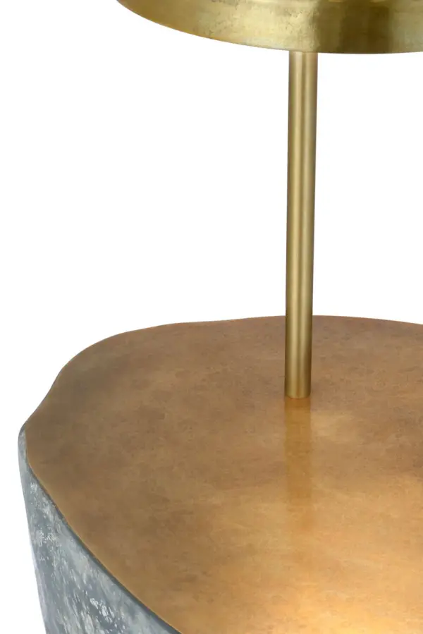 Lega 36" Sculpted Side Table Reading Floor Lamp - Image 14