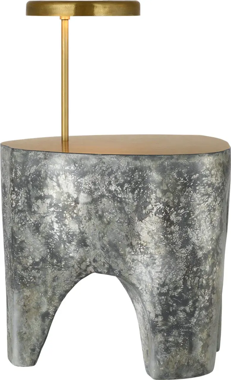 Lega 36" Sculpted Side Table Reading Floor Lamp - Image 16