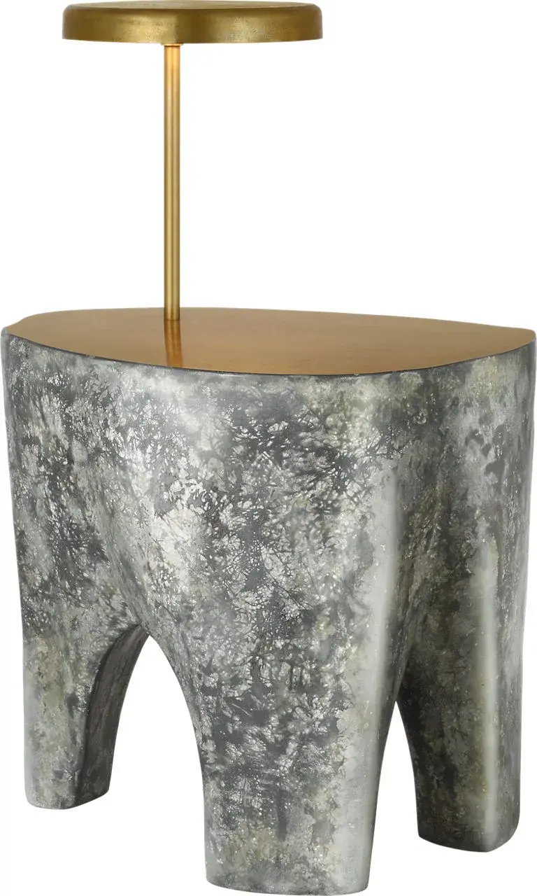 Lega 36" Sculpted Side Table Reading Floor Lamp - Image 17