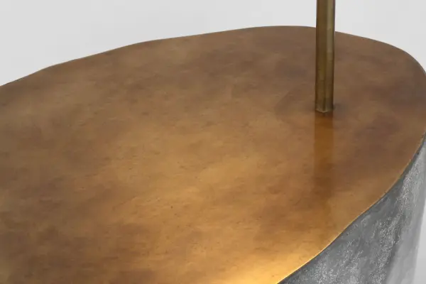 Lega 36" Sculpted Side Table Reading Floor Lamp - Image 9