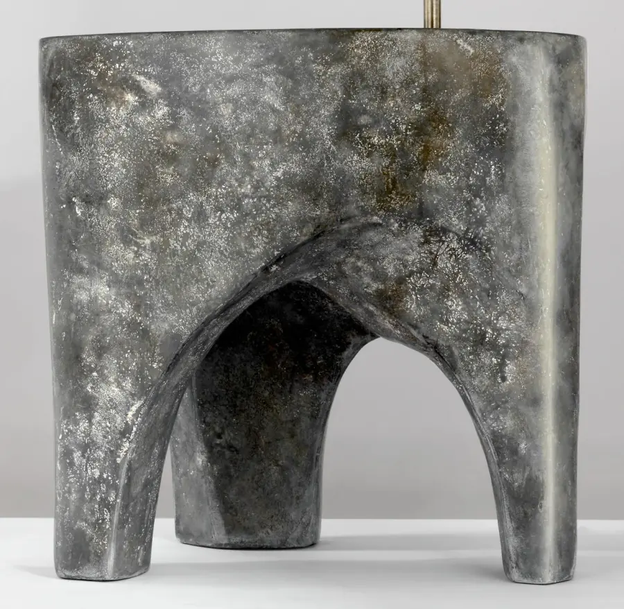 Lega 36" Sculpted Side Table Reading Floor Lamp - Image 10