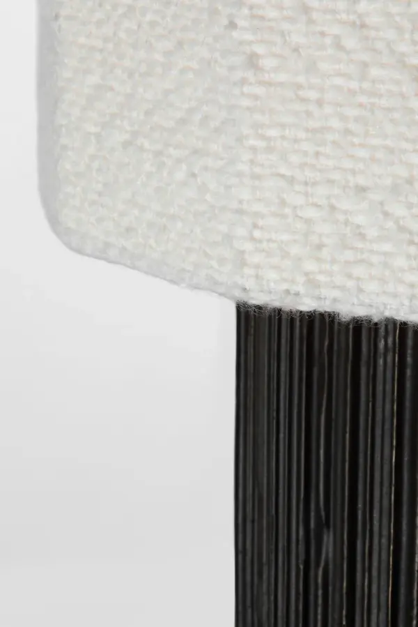 Sophisticated Textured Table Lamp with Luxurious Bouclé Shade - Image 11