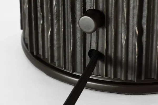 Sophisticated Textured Table Lamp with Luxurious Bouclé Shade - Image 9