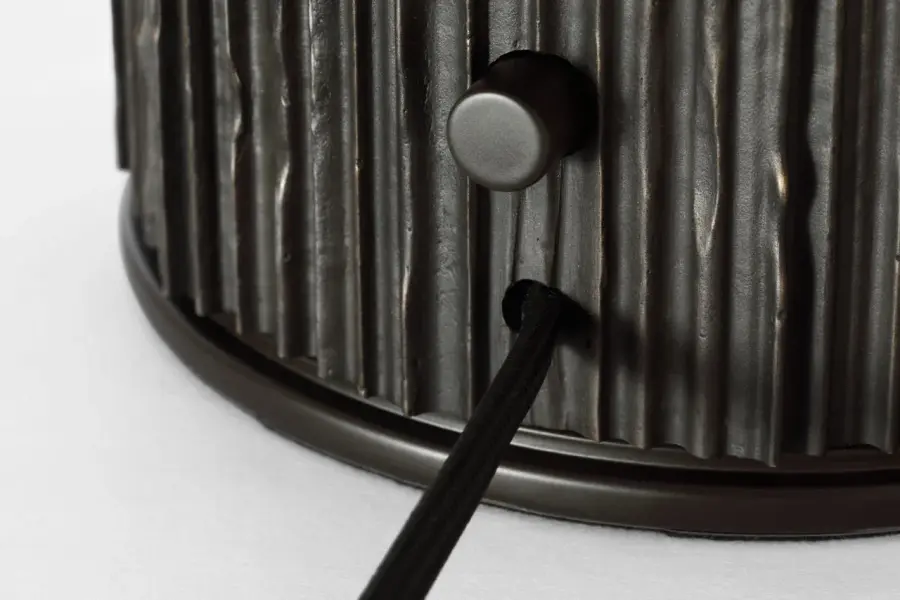 Sophisticated Textured Table Lamp with Luxurious Bouclé Shade - Image 9