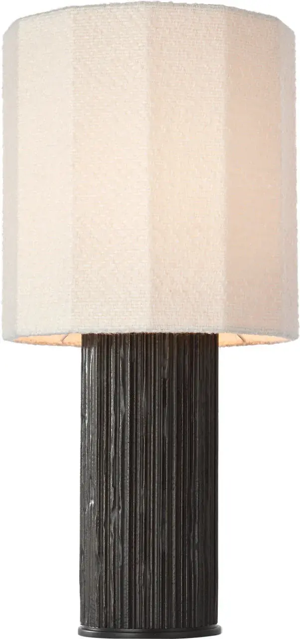 Sculptural Textured Table Lamp with Organic Contemporary Appeal - Image 2