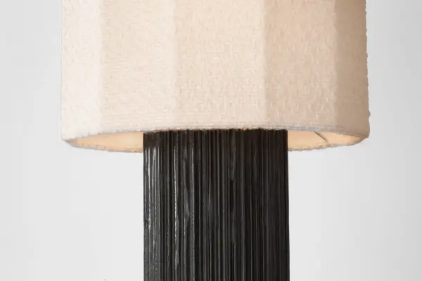 Sculptural Textured Table Lamp with Organic Contemporary Appeal - Image 8