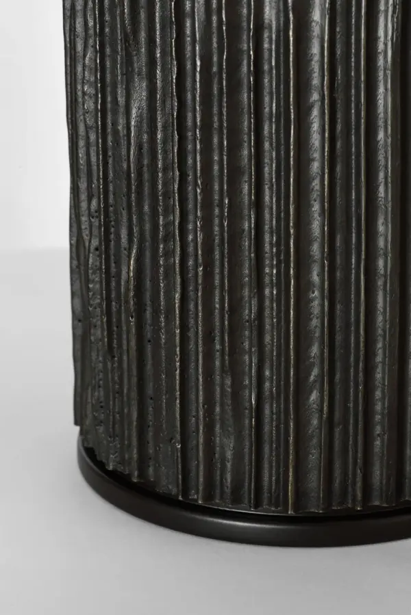 Sophisticated Textured Table Lamp with Organic Modern Appeal - Image 4