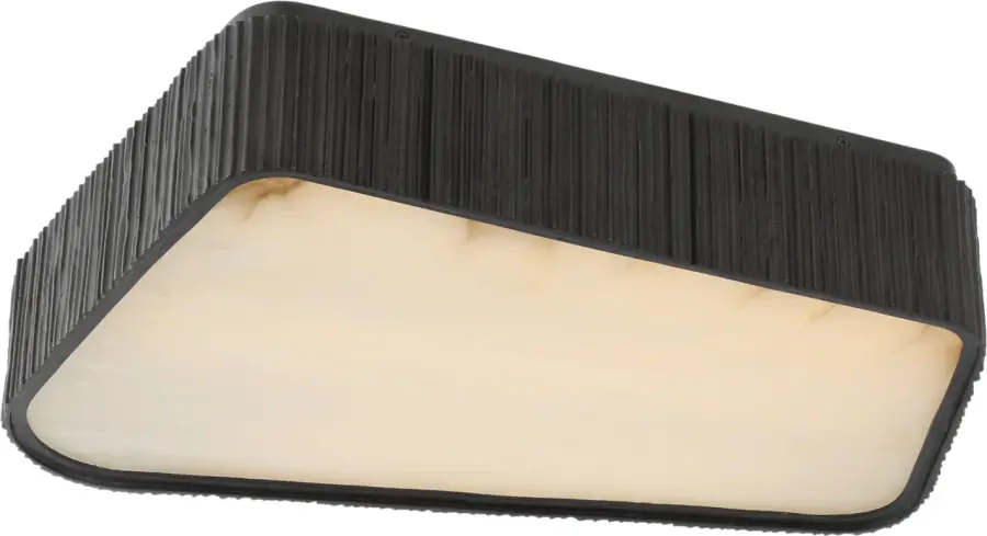 Sculptural Asymmetrical Design with Warm Alabaster Glow - Image 2