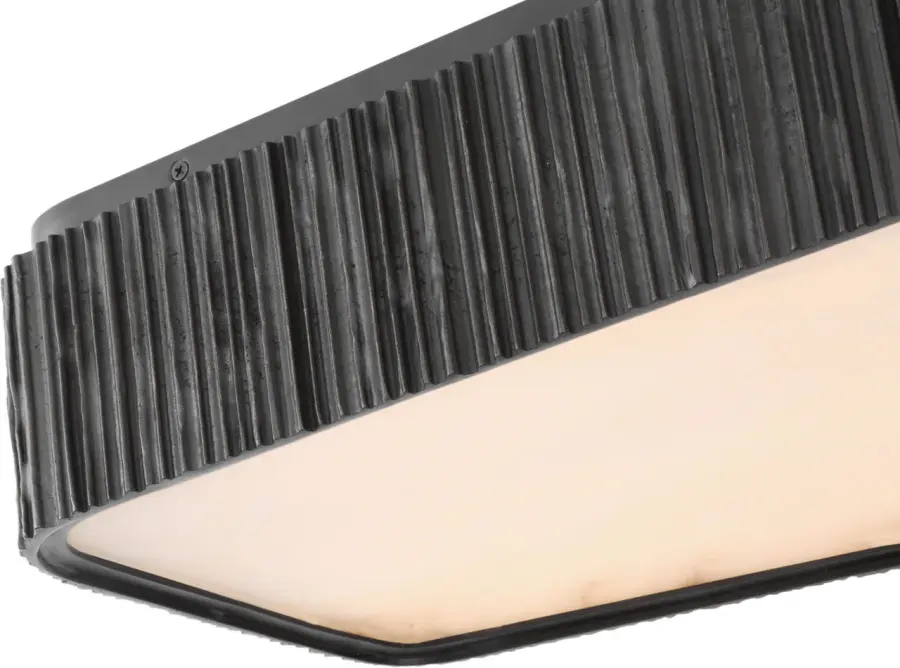 Sculptural Asymmetrical Design with Warm Alabaster Glow - Image 3