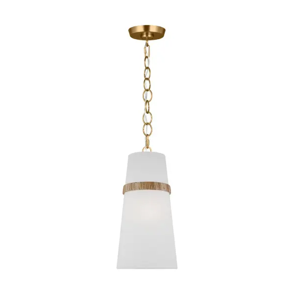 Cordtlandt One Light Pendant in Rattan